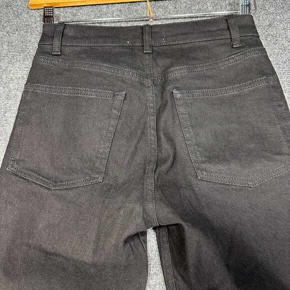 Reformation Jeans Womens 26 Serena High Skinny Crop Black Organic Cotton Stretch - Picture 9 of 9